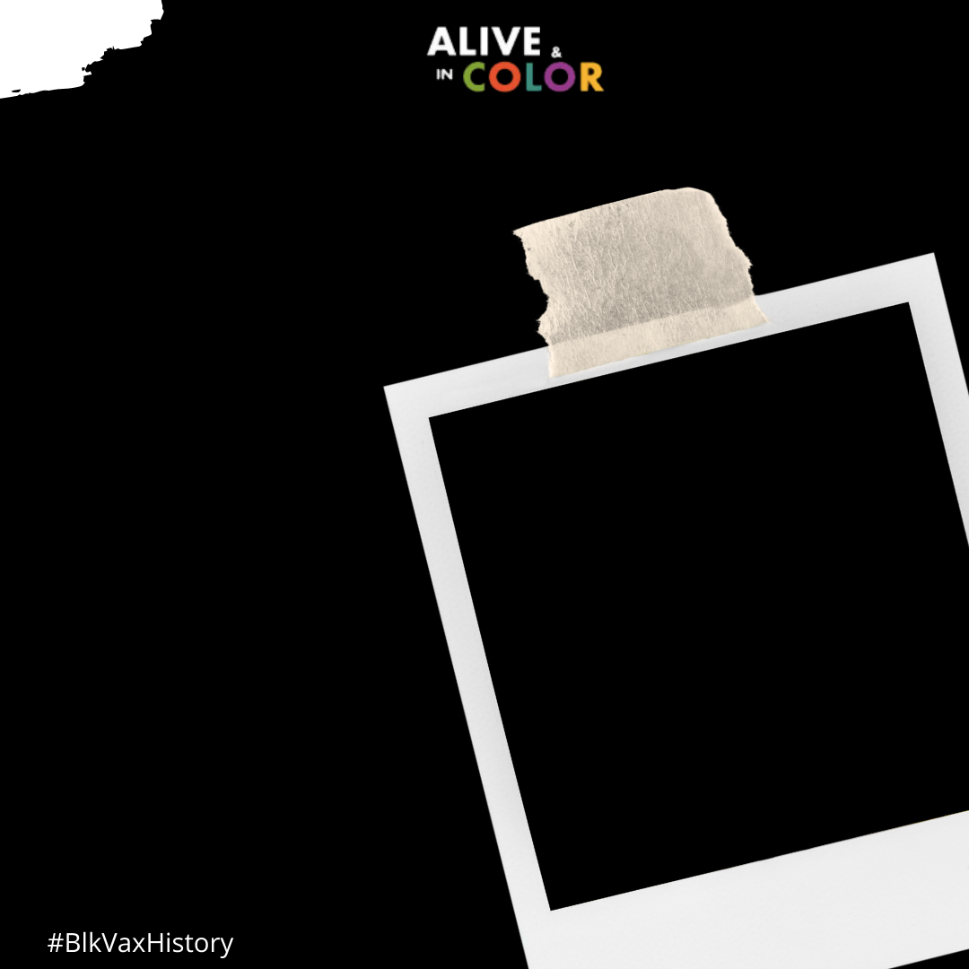 Black Vaccine History social media post template