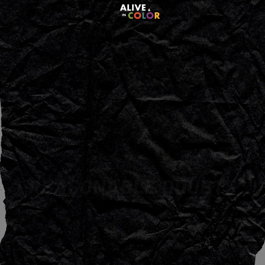 template for social media of blank page to provide counter narrative to reasonable doubts post