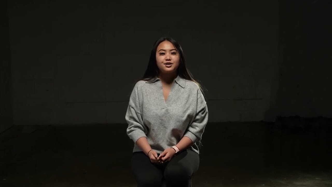  Jocelyn Fang sits and speaks to the camera 