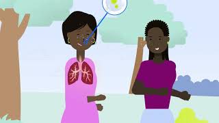 graphic representation of two Black people talking