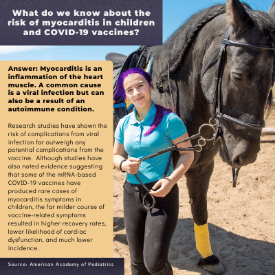 white girl leading a horse