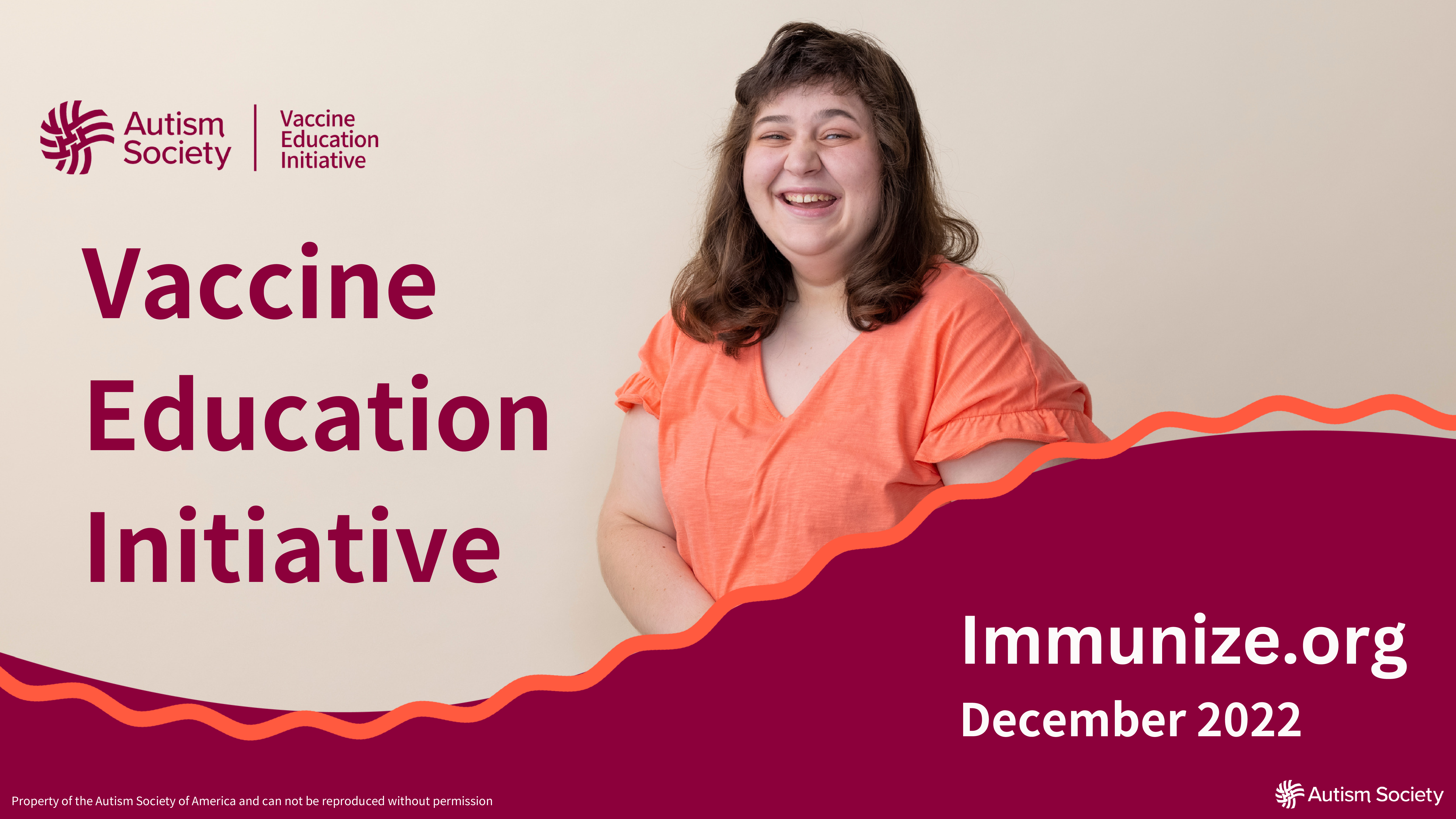 A young white woman smiles