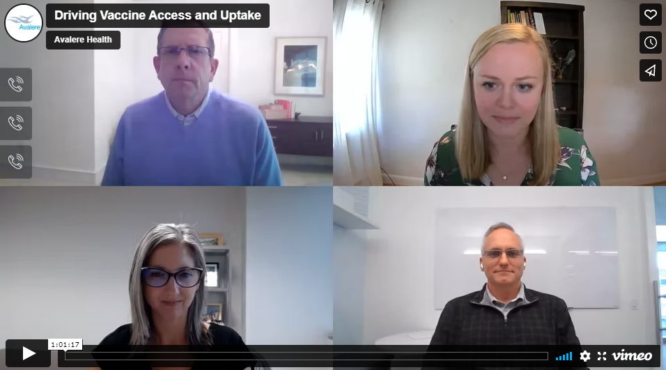 Four webinar presenters