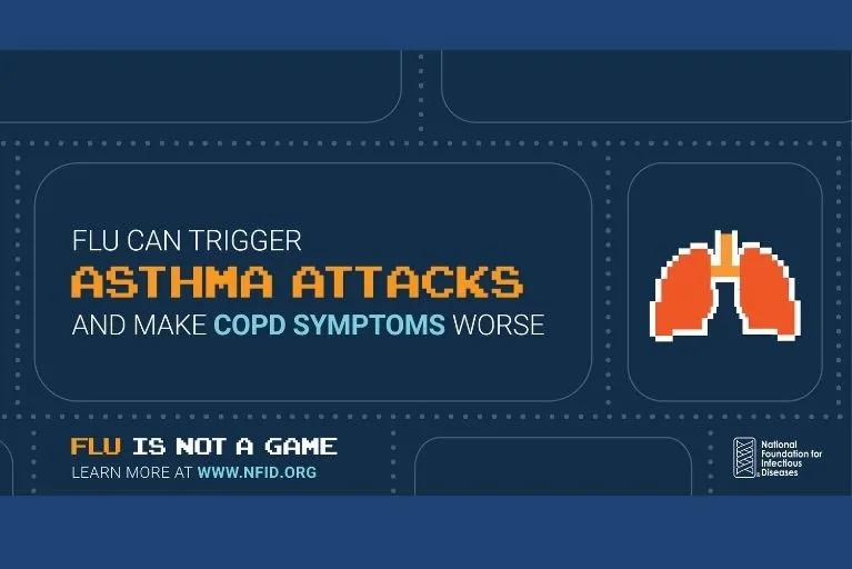 flu can trigger asthma attacks