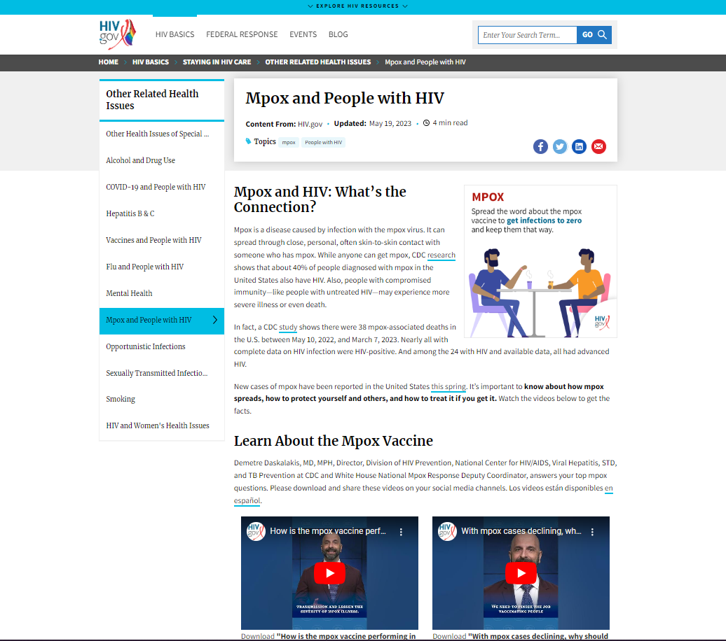 Webpage shows text and a cartoon illustration of two young Black men sitting together and having coffee.