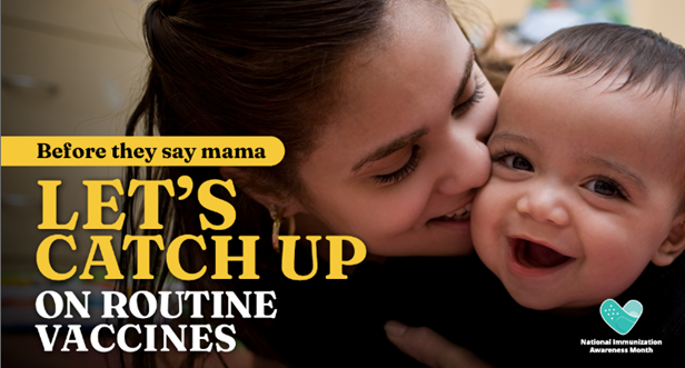 A young mother kissing a smiling baby. 
