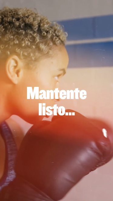 Video shows a range of people training in a boxing gym with text overlay that reads: “Stay ready… Vaccines help your immune system train, so it knows what to do when viruses show up. Get vaccinated. Because when a virus steps in the ring… you’re not backing down.”