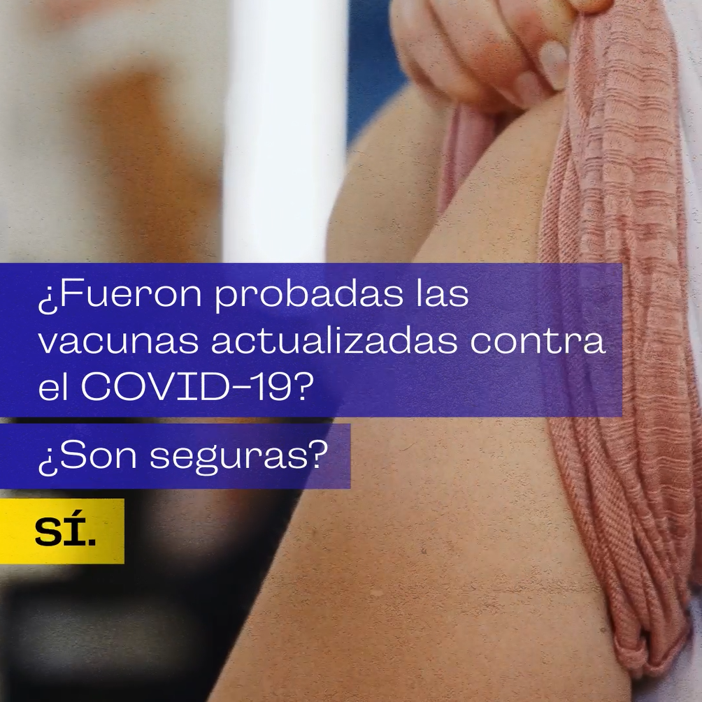 Video still shows a person's arm with a rolled-up sleeve, preparing to be vaccinated.