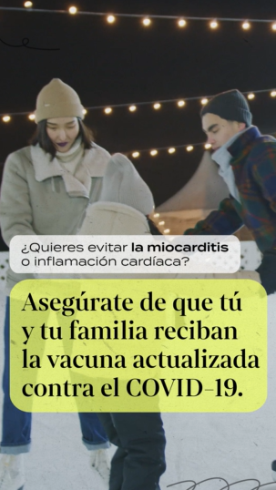 Asian woman and man ice skating with a child