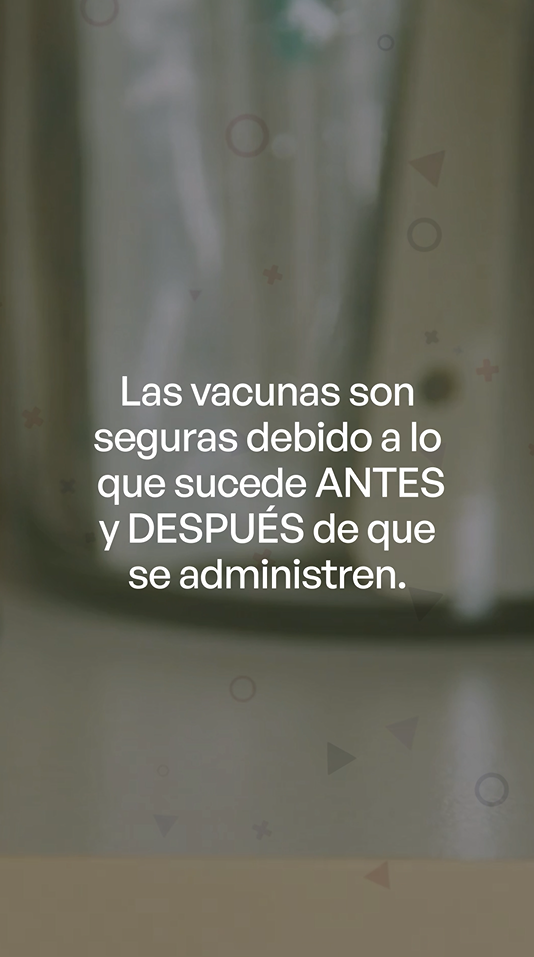 Video still shows text against an out of focus image of a glass test tube on a table.