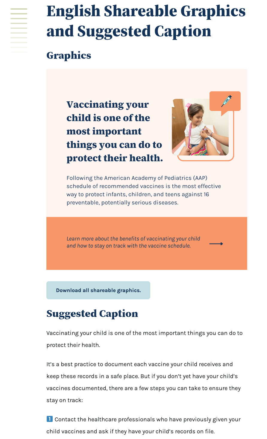 How to communicate about the importance of pediatric vaccines