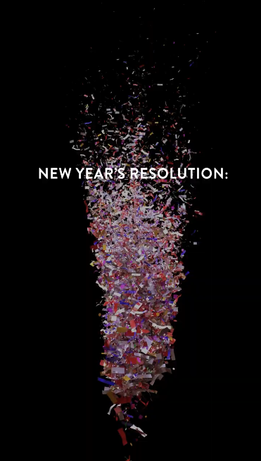 Video starts with a clip of confetti in the air then shows families and individuals celebrating New Year’s Eve and enjoying fireworks. On-screen text reads: “New Year’s resolution: Keep the whole family healthy. Flu season isn’t over. There’s still time to get an updated flu shot. Protect your kids and keep them in school."