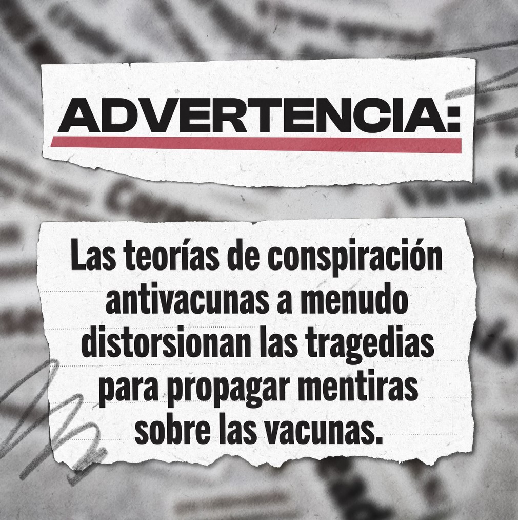 Warning: Anti-vaccine conspiracy theories often twist tragedies to push lies about vaccines.