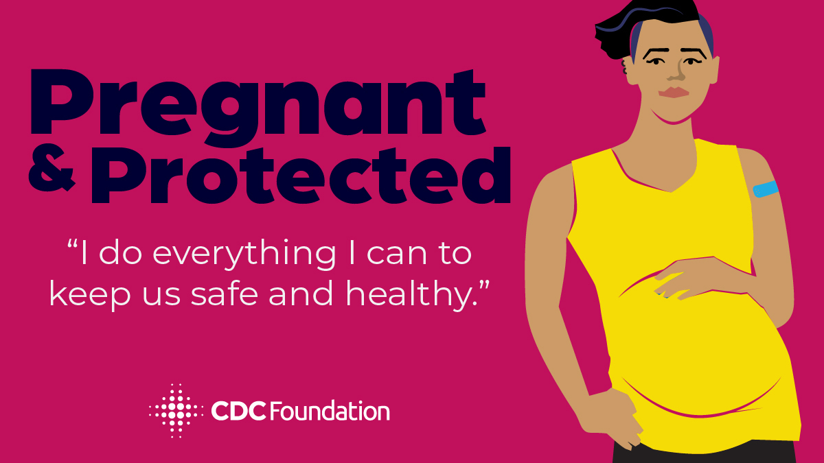 A nonbinary person holds their pregnancy