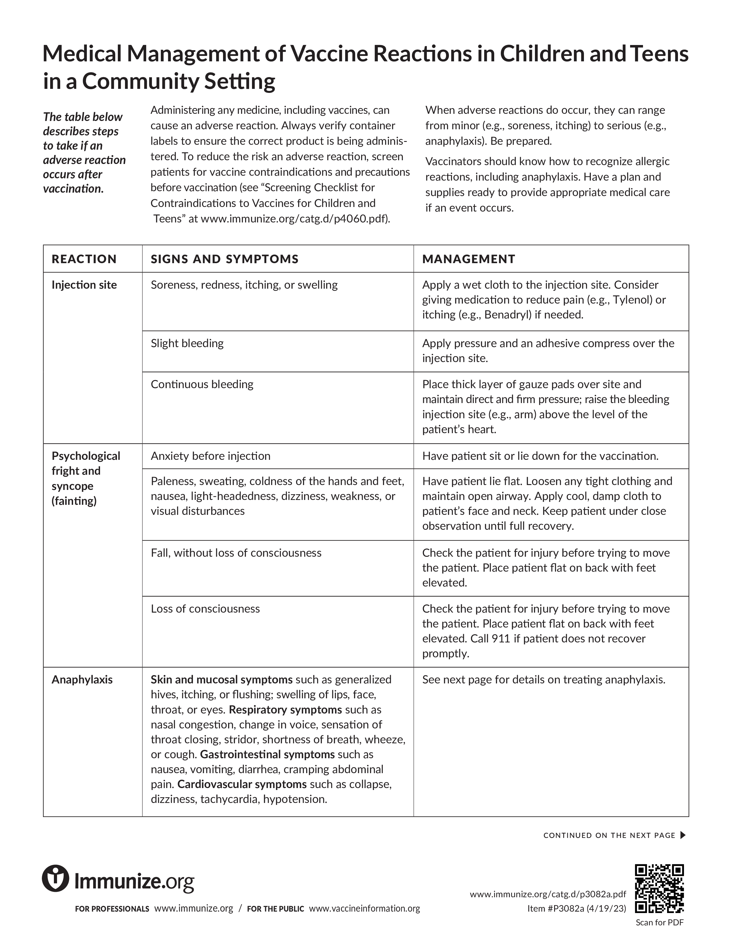 form for children and teens